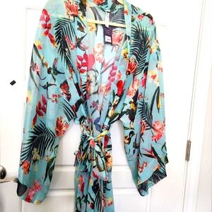 Lane Bryant Sheer kimono robe